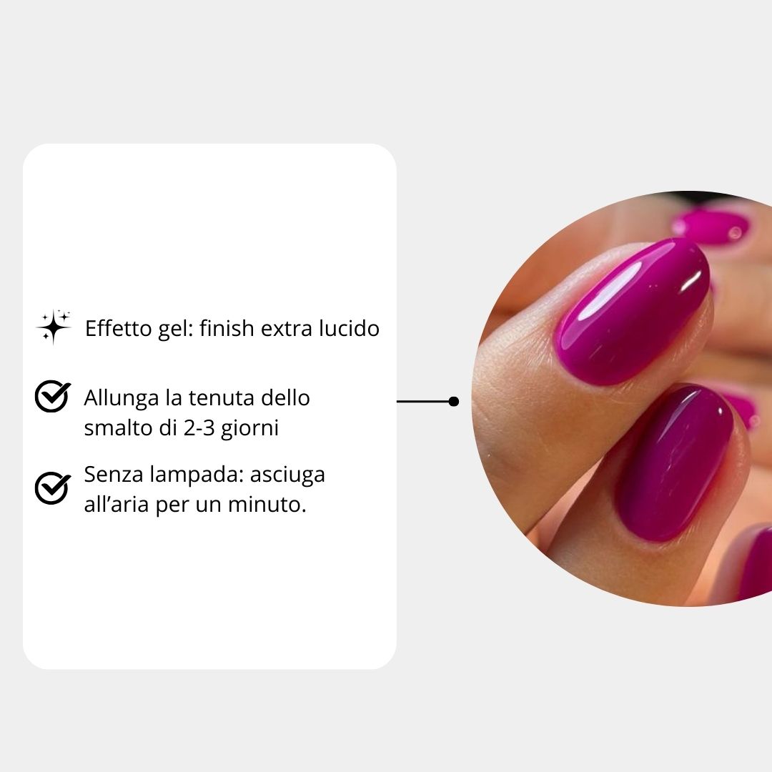 SUBLIME GEL POLISH finish extra hold gel effect