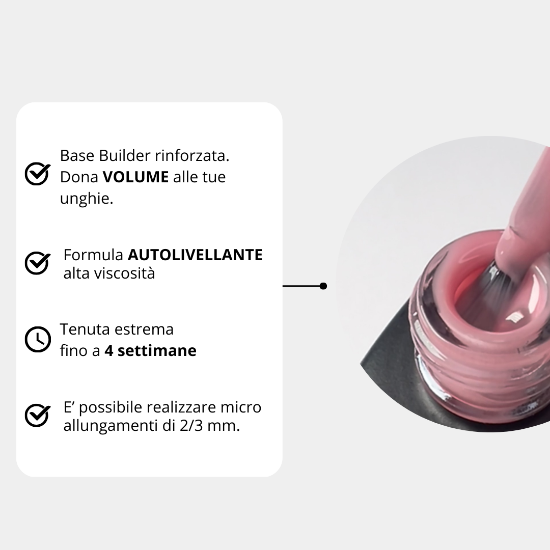 ABDECKUNG VOLUMEN ROSA Struktur und Mikroverlängerungen