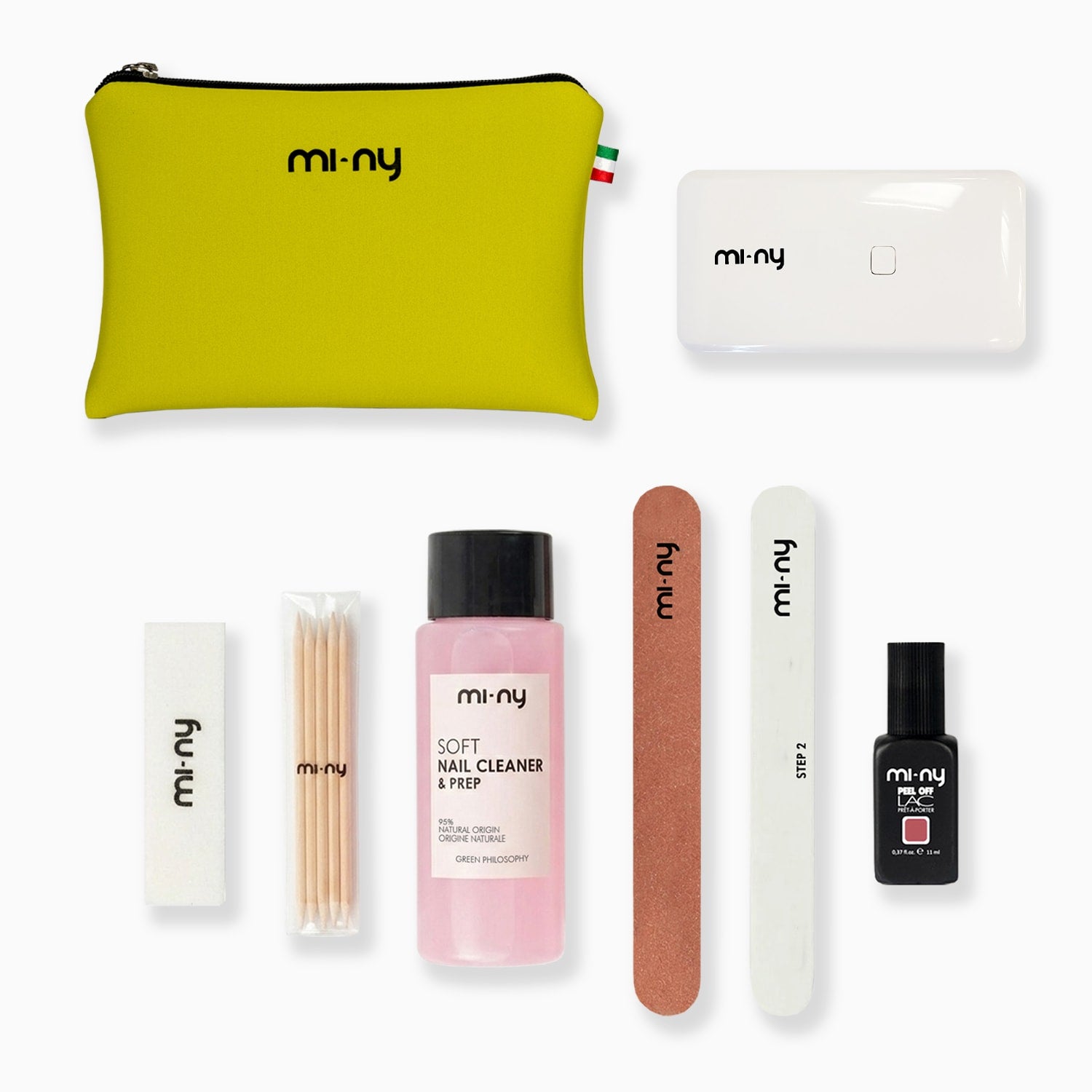 KIT PEEL OFF LAC ongles normaux + pochette