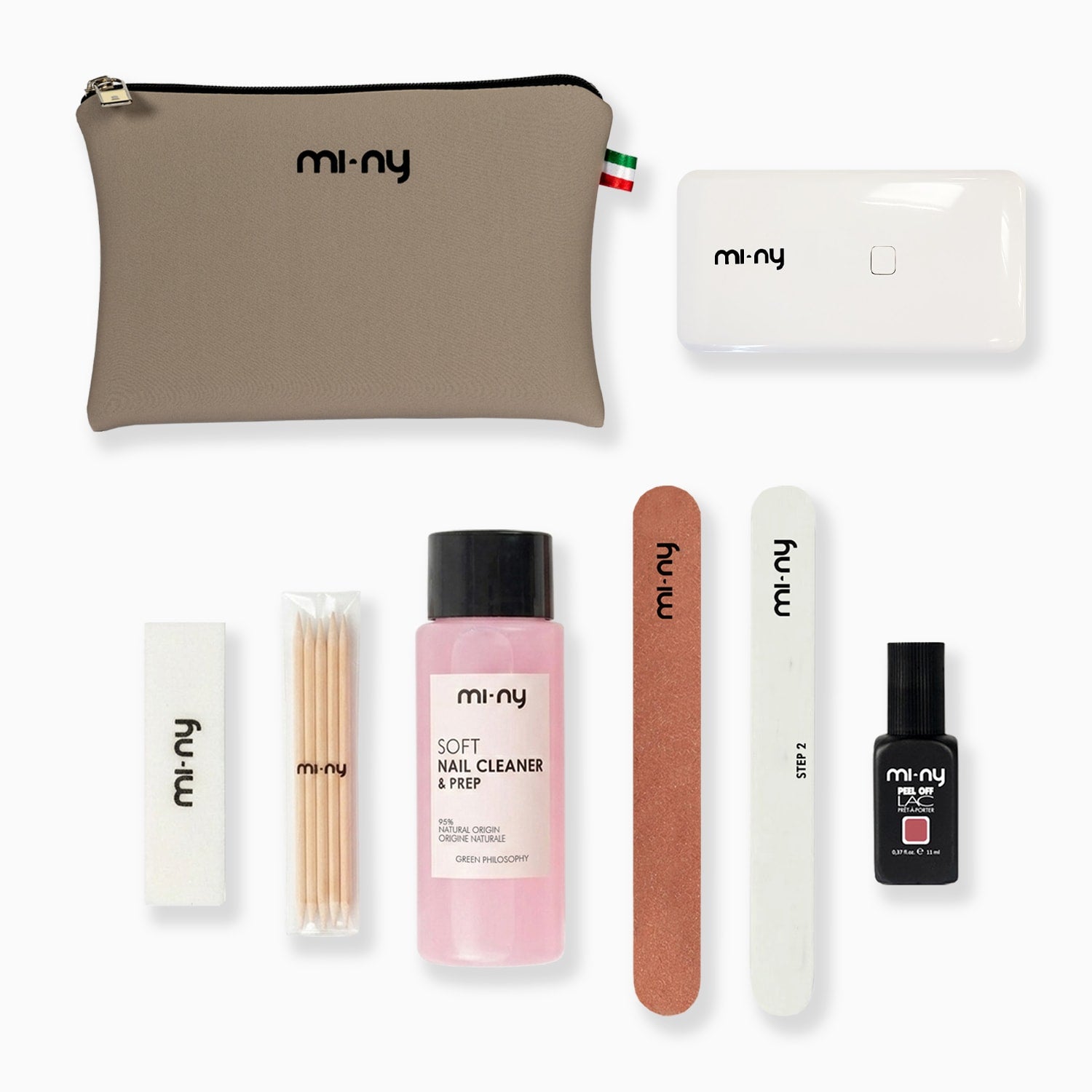 KIT PEEL OFF LAC ongles normaux + pochette