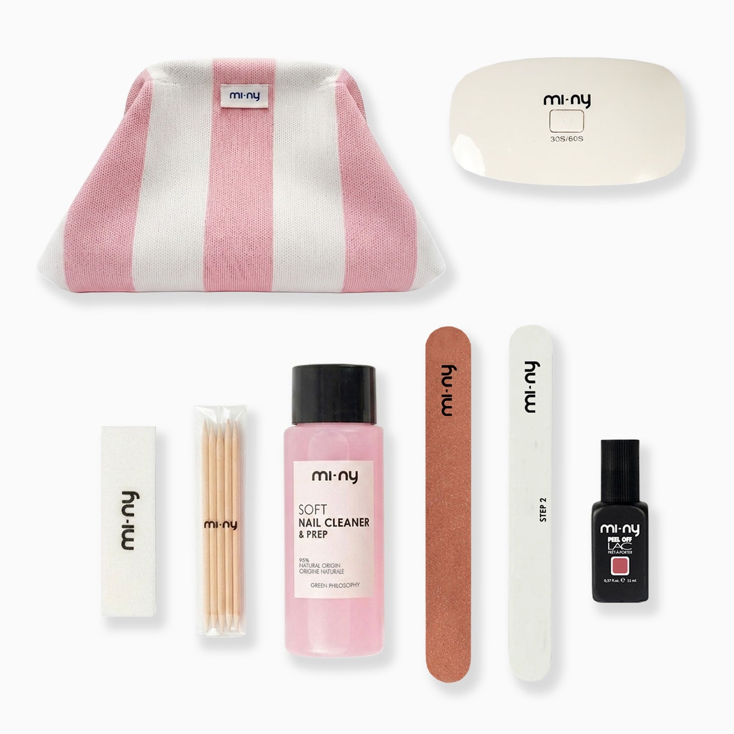 KIT PEEL OFF LAC unghie normali + iconic bag