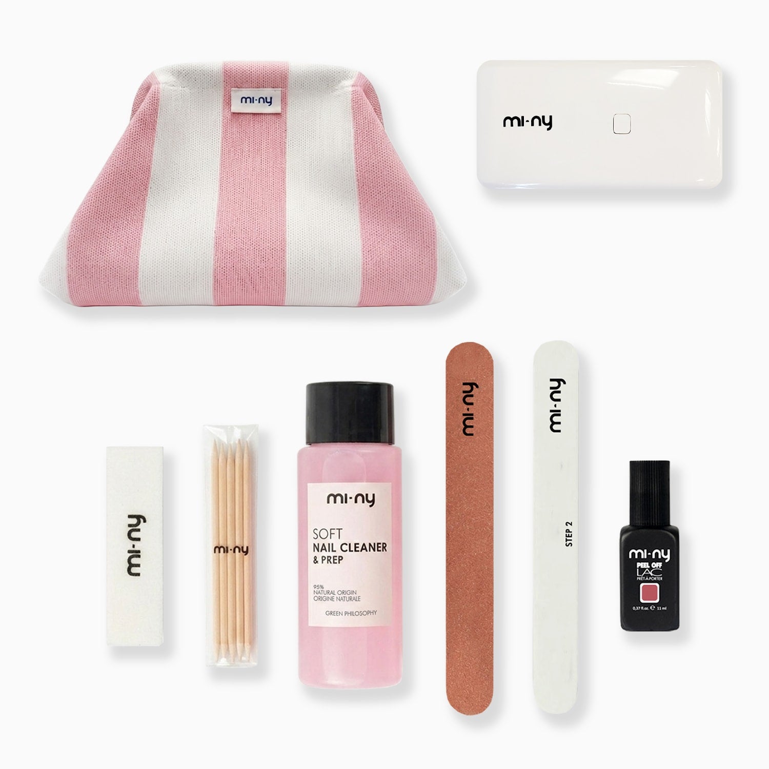 PEEL OFF GEL KIT normal nails + iconic bag