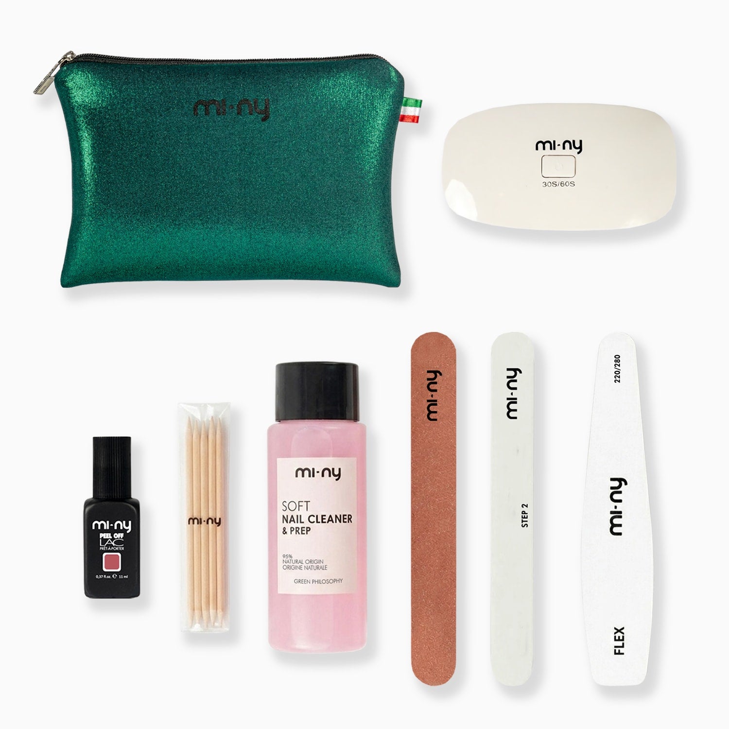 KIT PEEL OFF LAC unghie porose o sottili + pochette