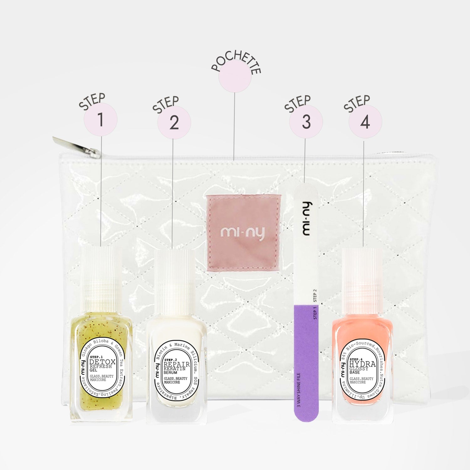 KIT GLASS MANICURE idratante