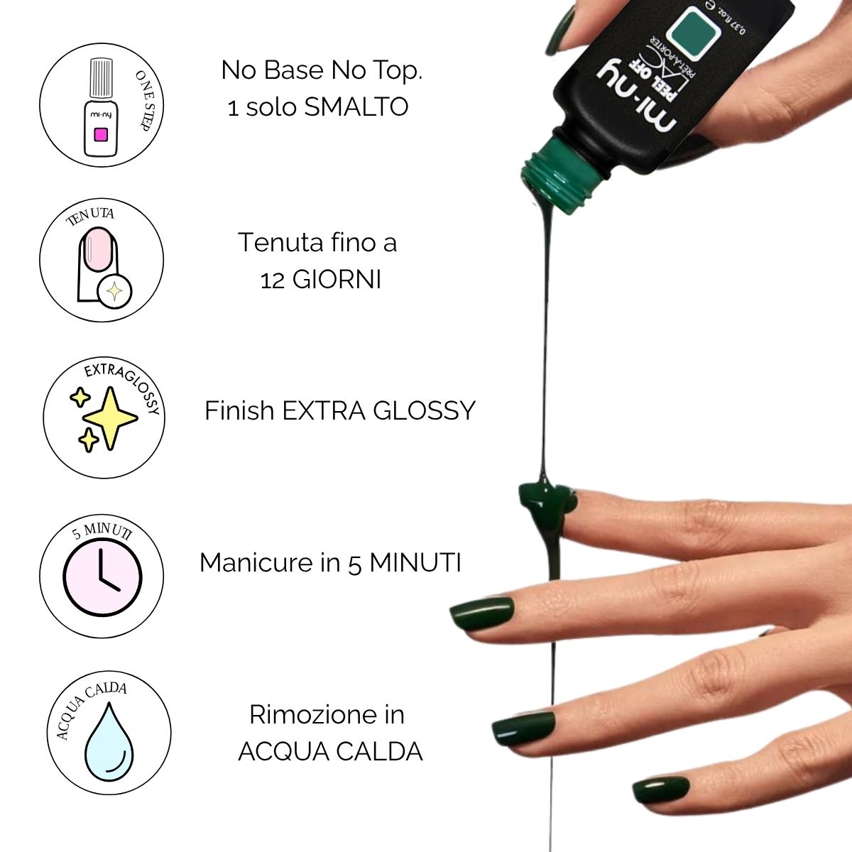 KIT PEEL OFF LAC unghie lisce MI-NY Srl