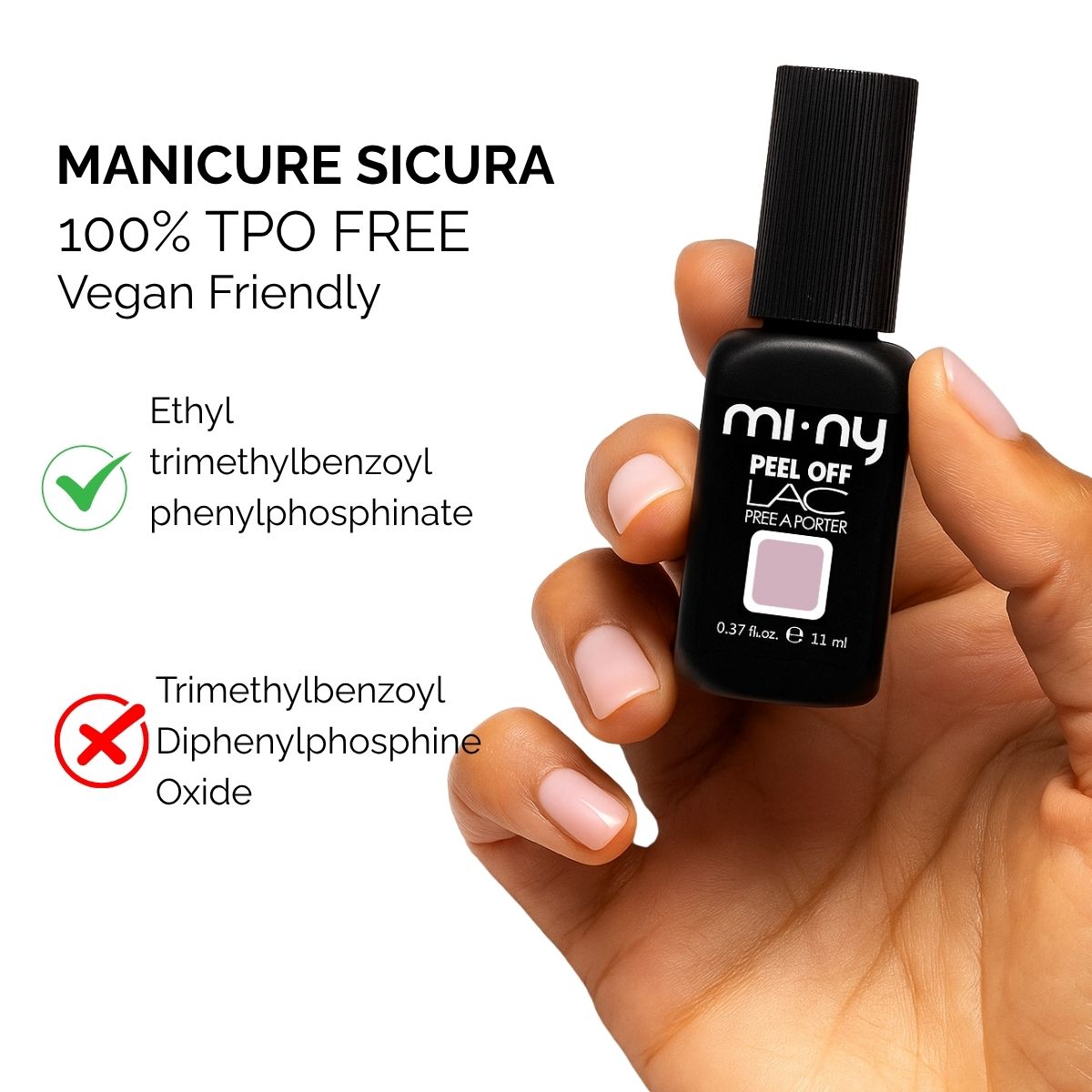 KIT PEEL OFF LAC unghie lisce MI-NY Srl