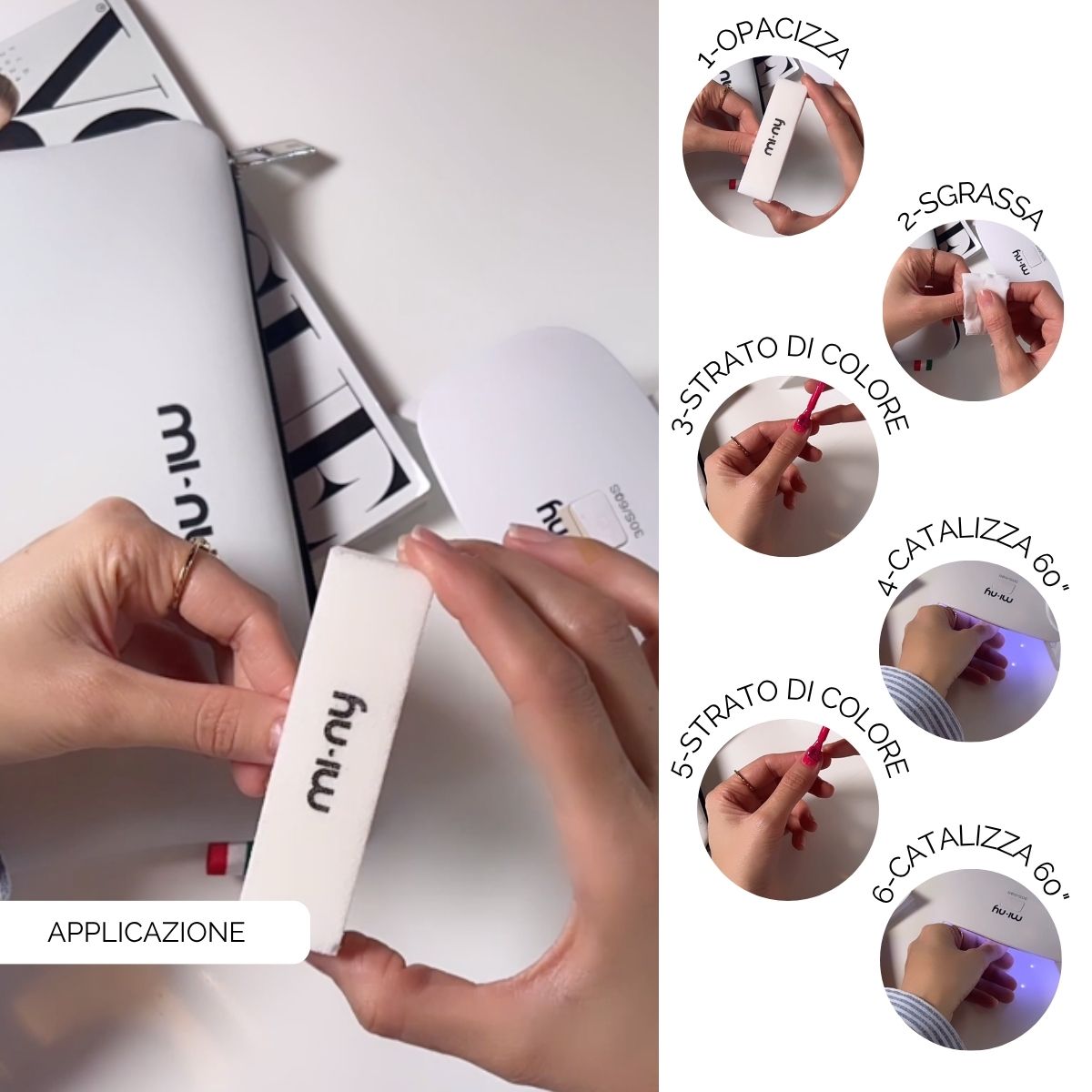 KIT PEEL OFF LAC unghie lisce MI-NY Srl