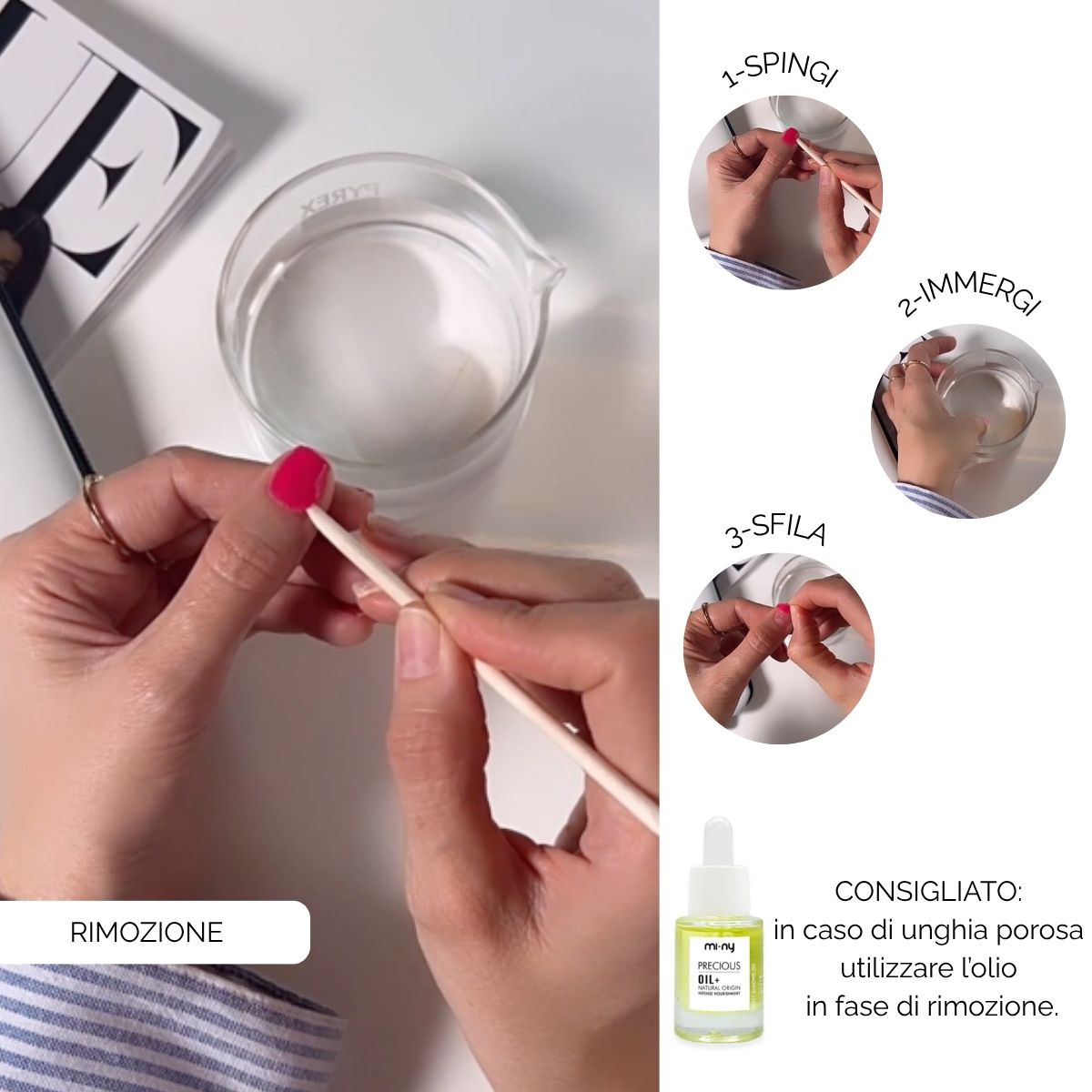 KIT PEEL OFF LAC unghie lisce MI-NY Srl