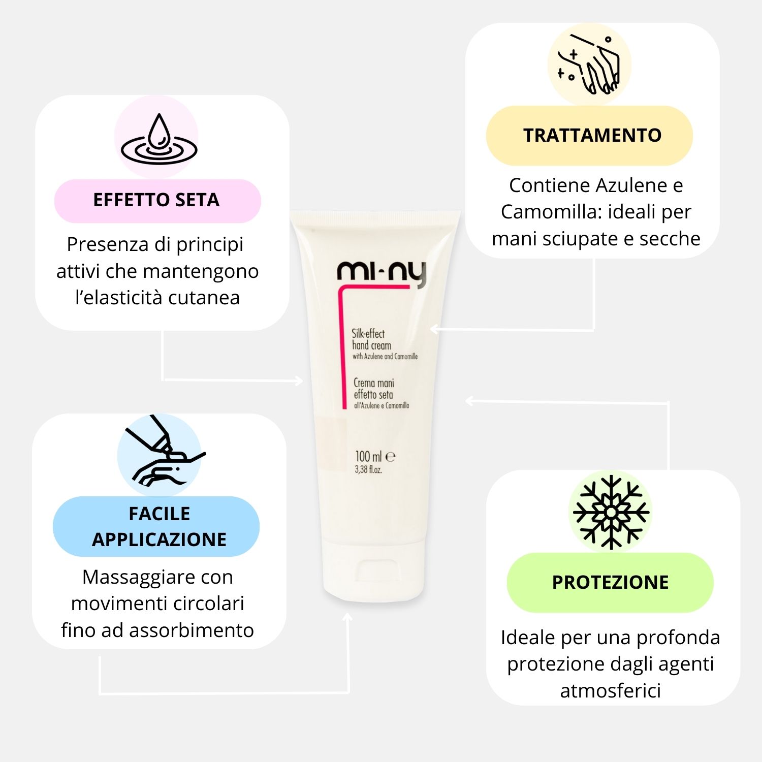 CREMA MANI Seiden-Effekt