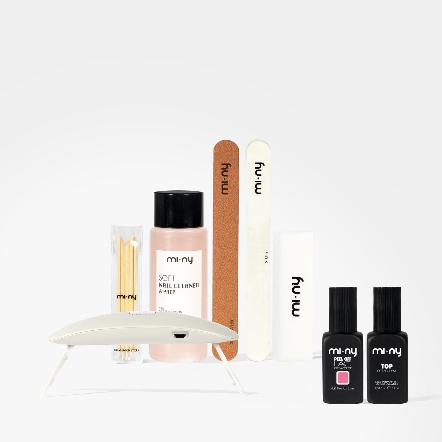 PEEL OFF LAC normaler Nagel mit EXTRA Halt Set