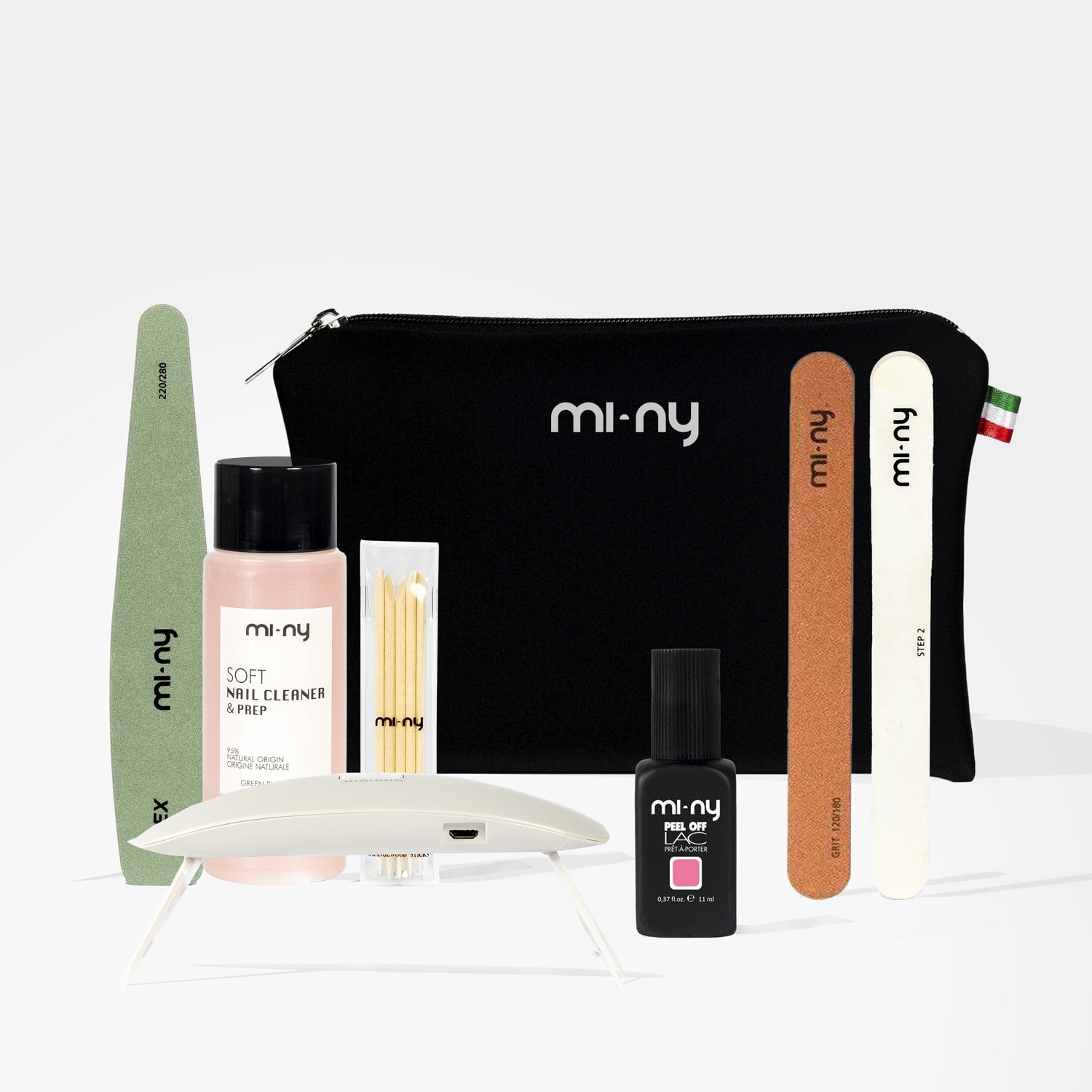 KIT PEEL OFF NAILS porous or thin + pouch