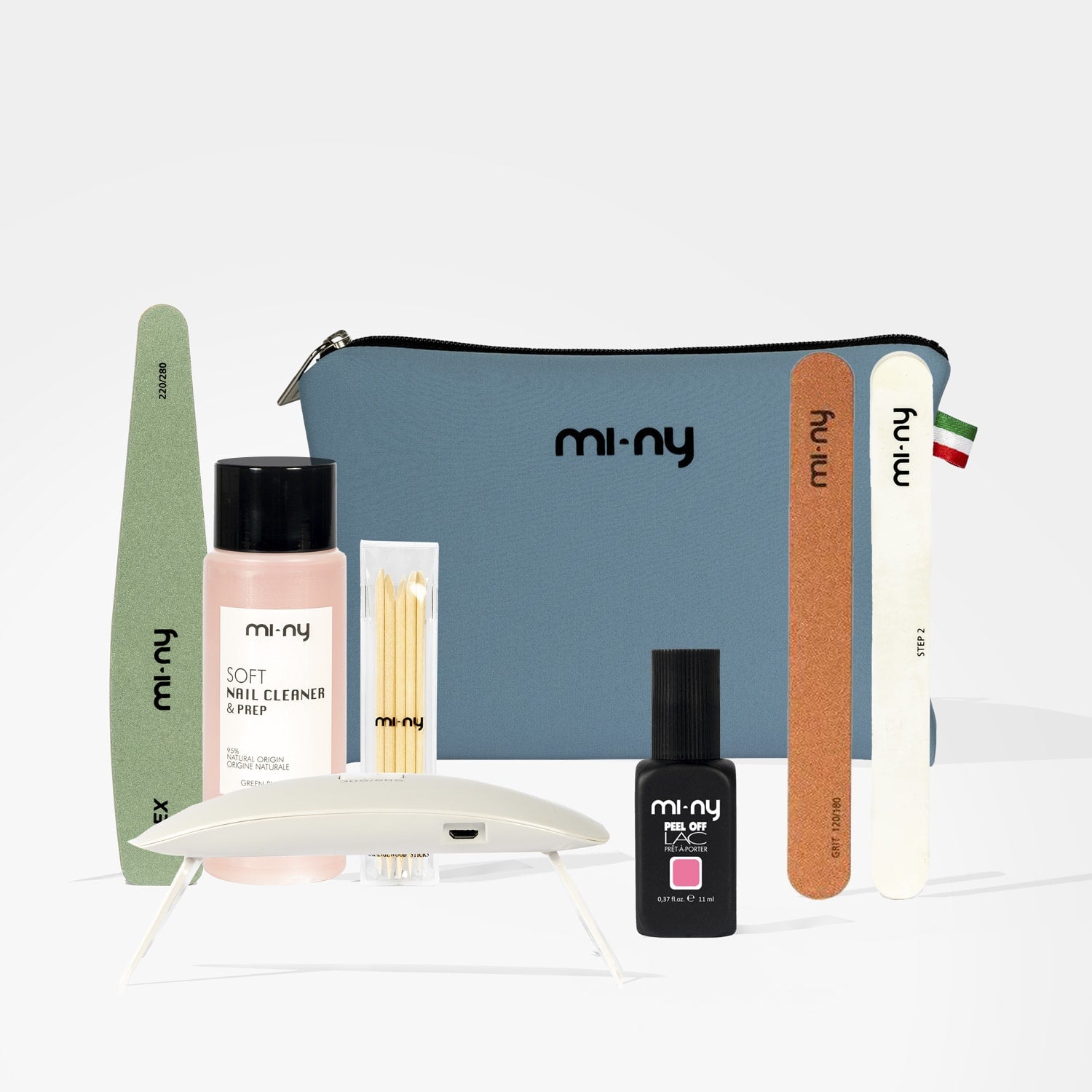 KIT PEEL OFF NAILS porous or thin + pouch