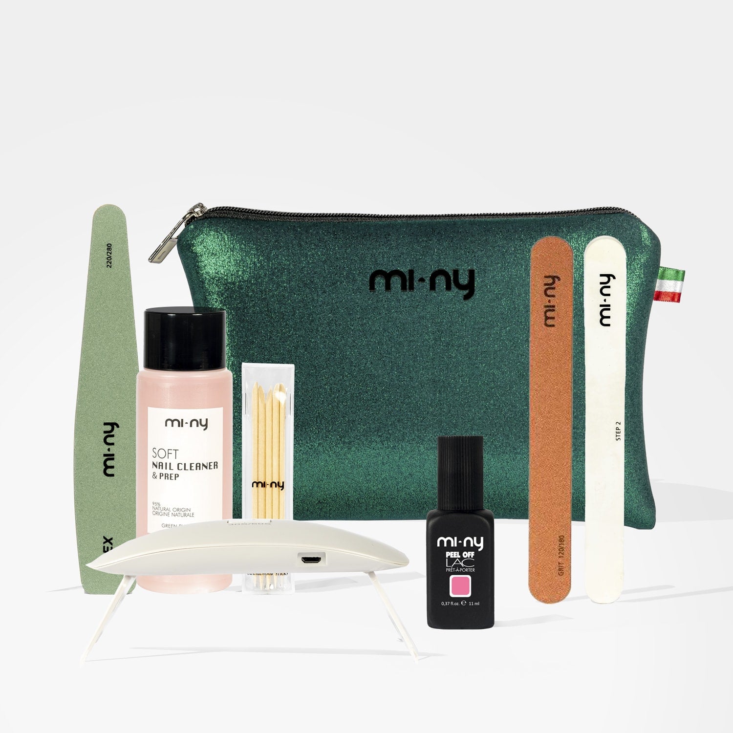 KIT PEEL OFF NAILS porous or thin + pouch