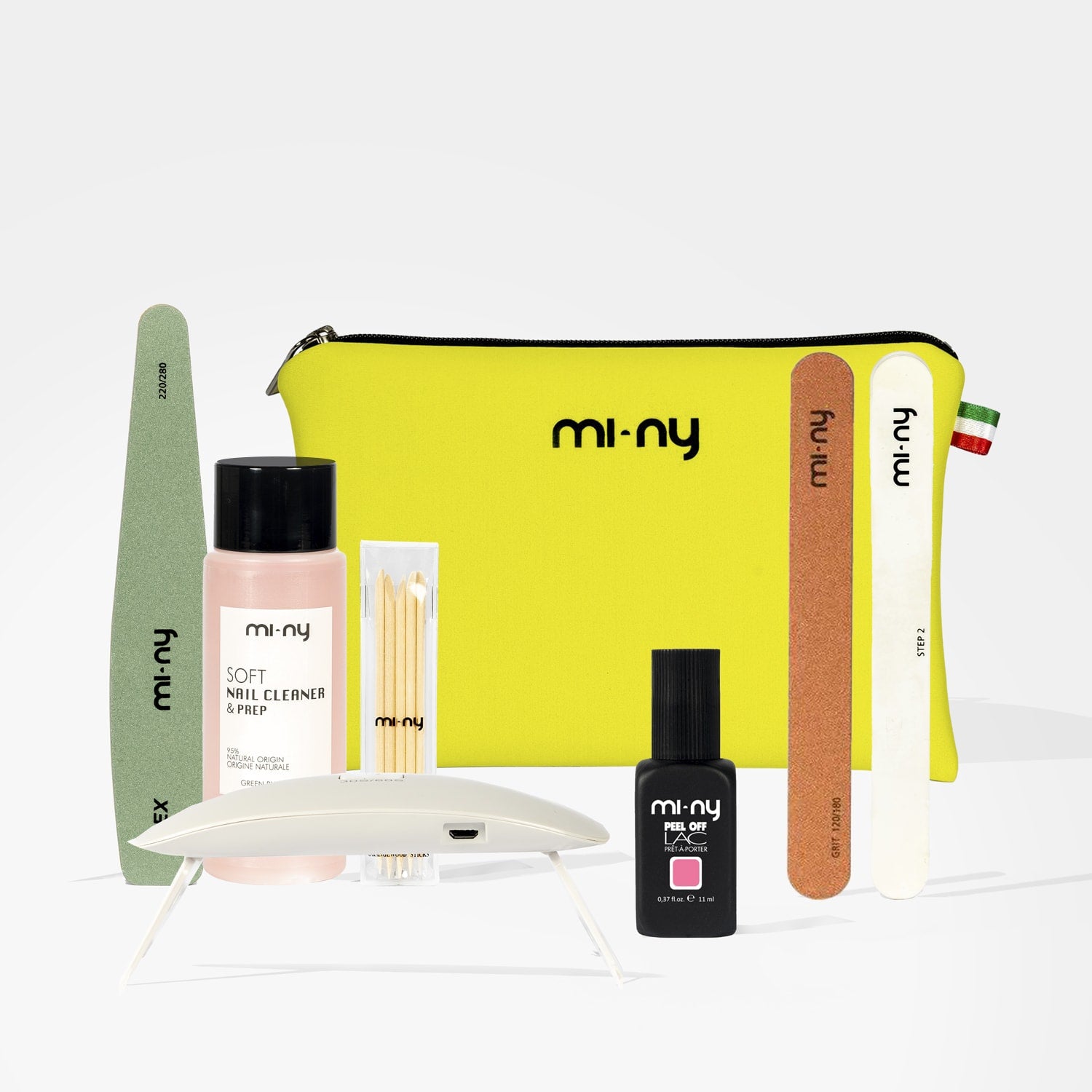 KIT PEEL OFF NAILS porous or thin + pouch