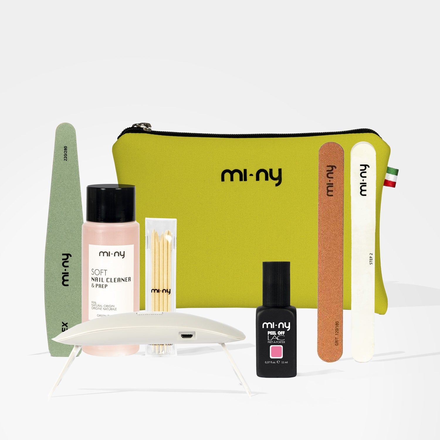 KIT PEEL OFF NAILS porous or thin + pouch