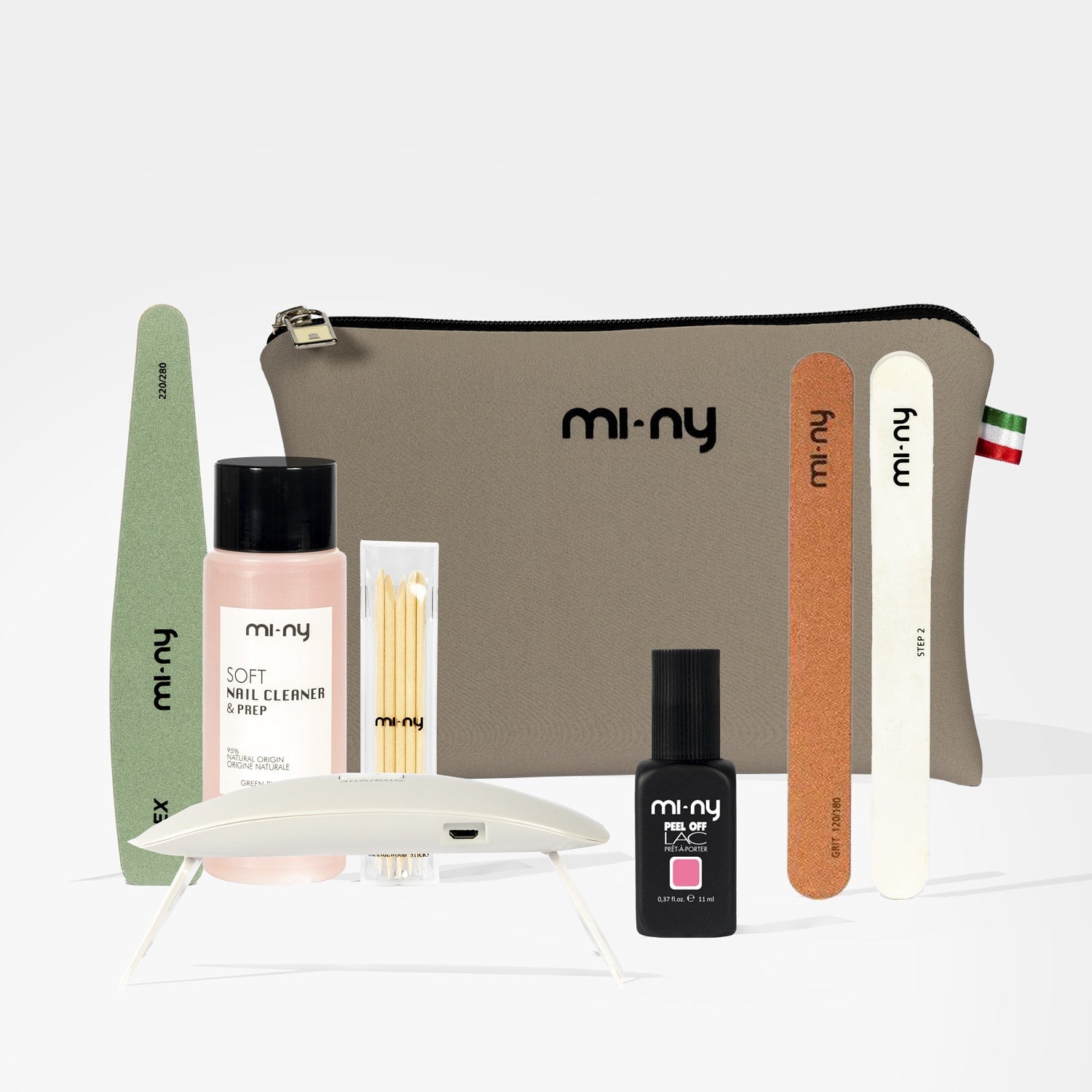 KIT PEEL OFF NAILS porous or thin + pouch