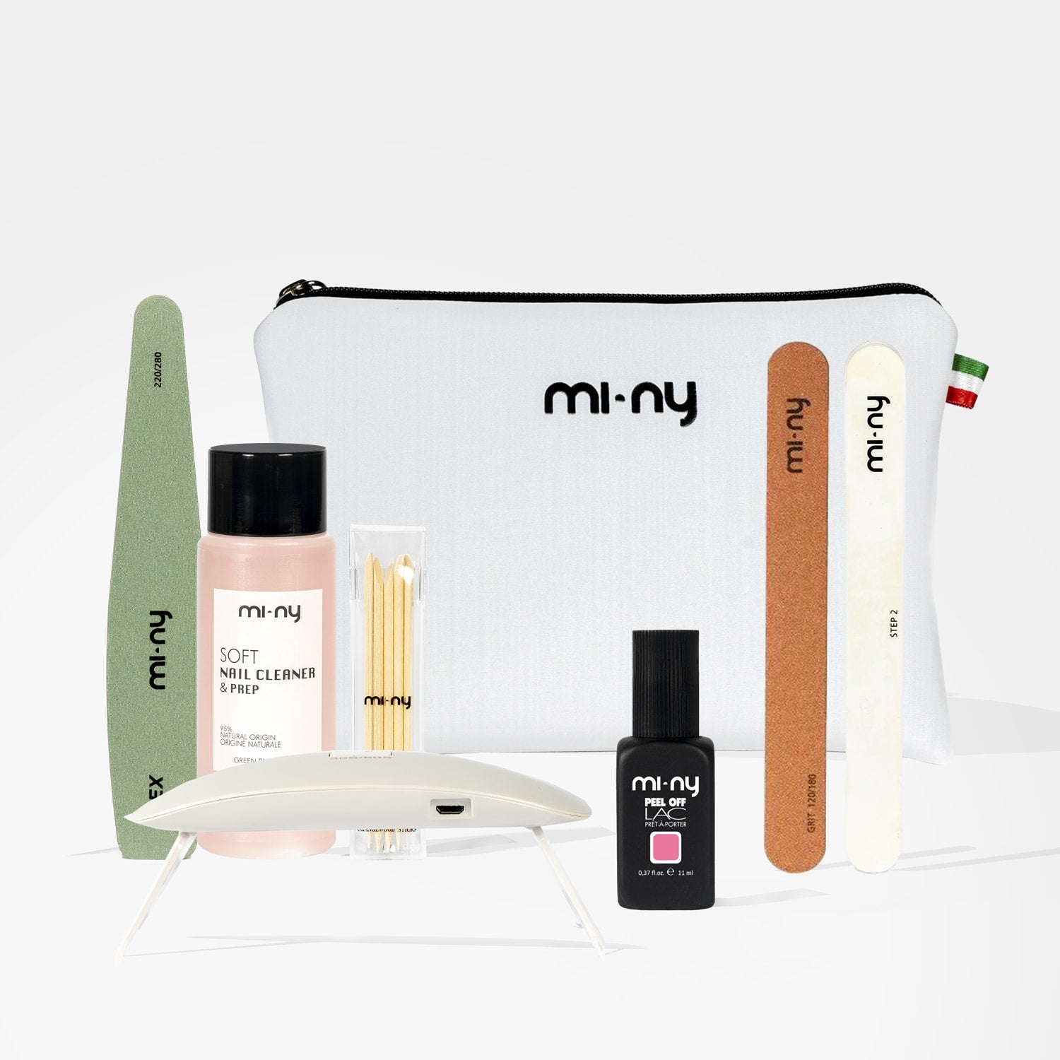 KIT PEEL OFF NAILS porous or thin + pouch