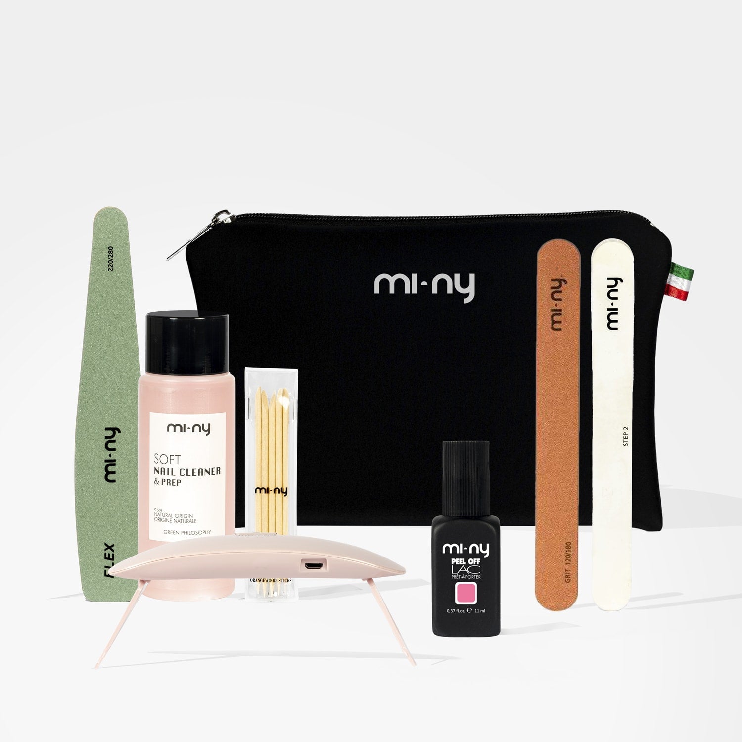 KIT PEEL OFF NAILS porous or thin + pouch