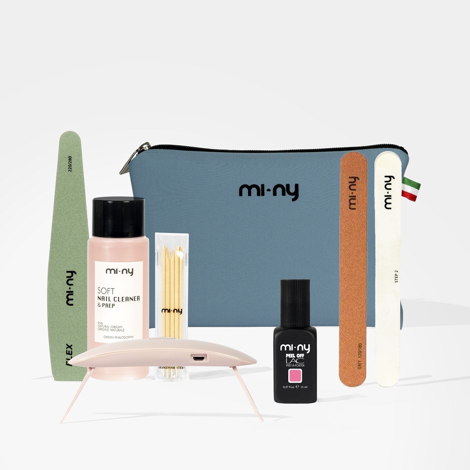 KIT PEEL OFF NAILS porous or thin + pouch