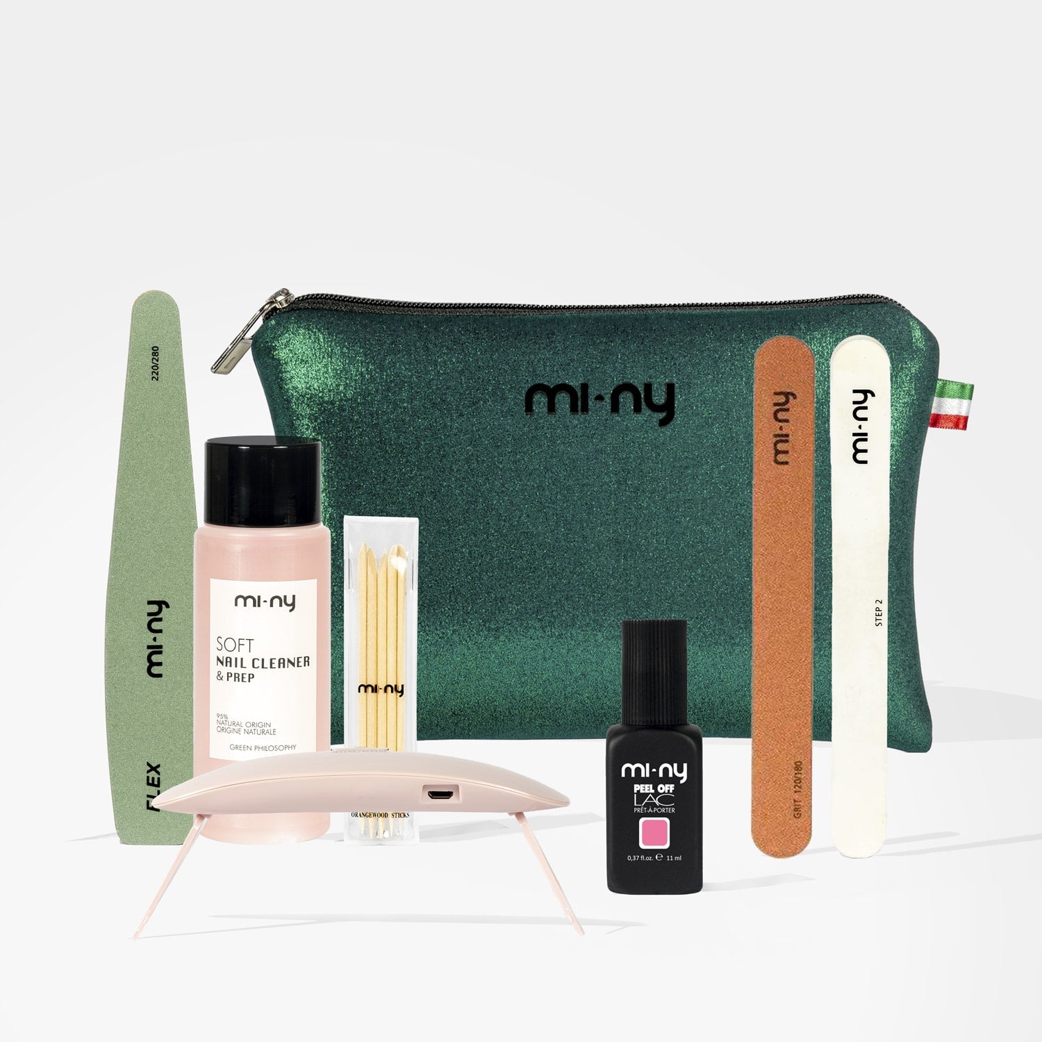 KIT PEEL OFF NAILS porous or thin + pouch