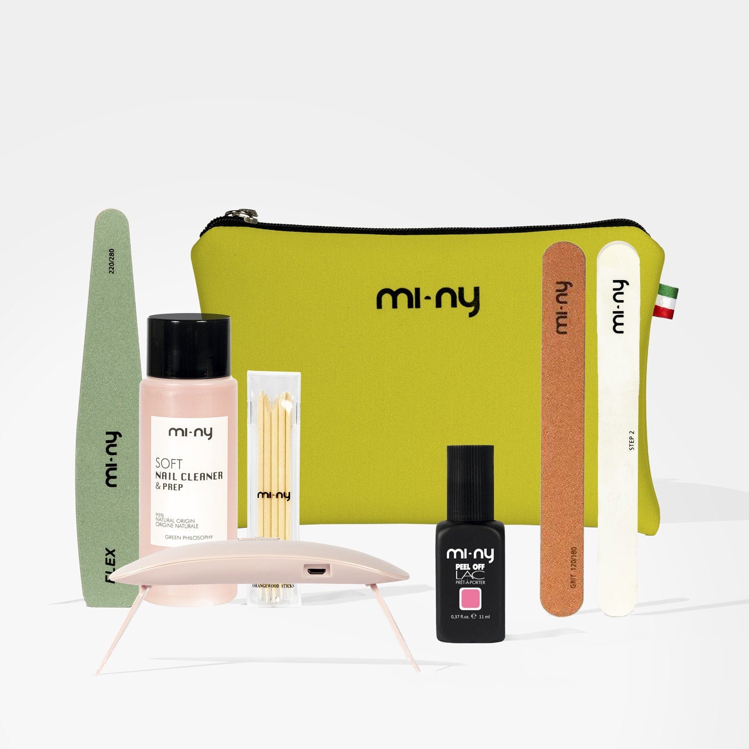 KIT PEEL OFF NAILS porous or thin + pouch