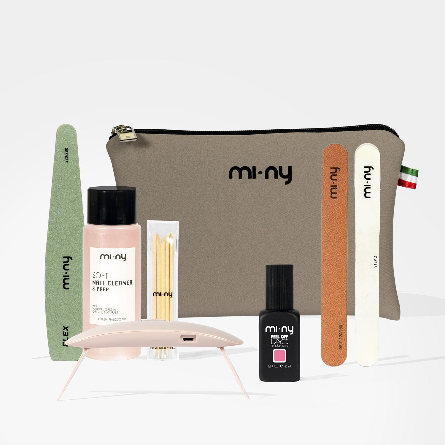 KIT PEEL OFF NAILS porous or thin + pouch