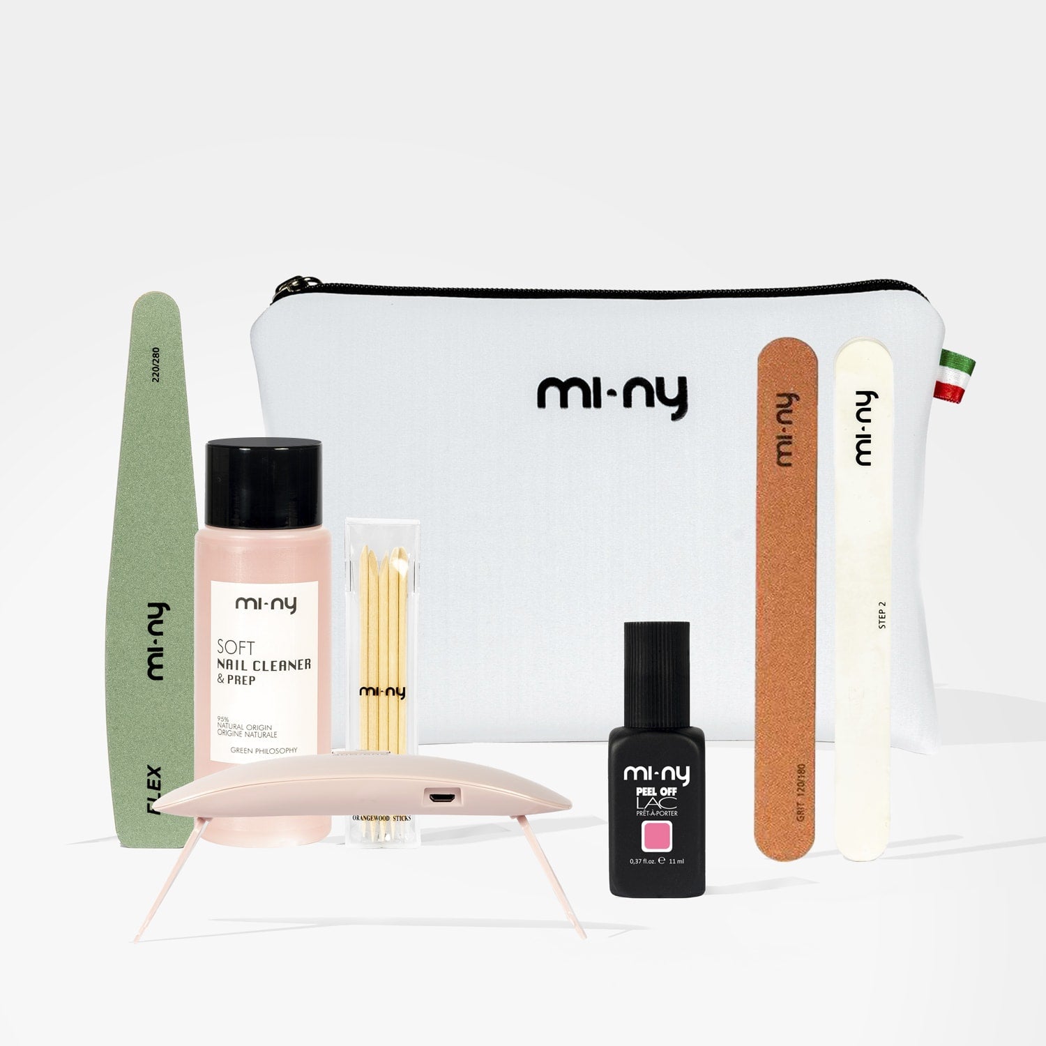 KIT PEEL OFF NAILS porous or thin + pouch