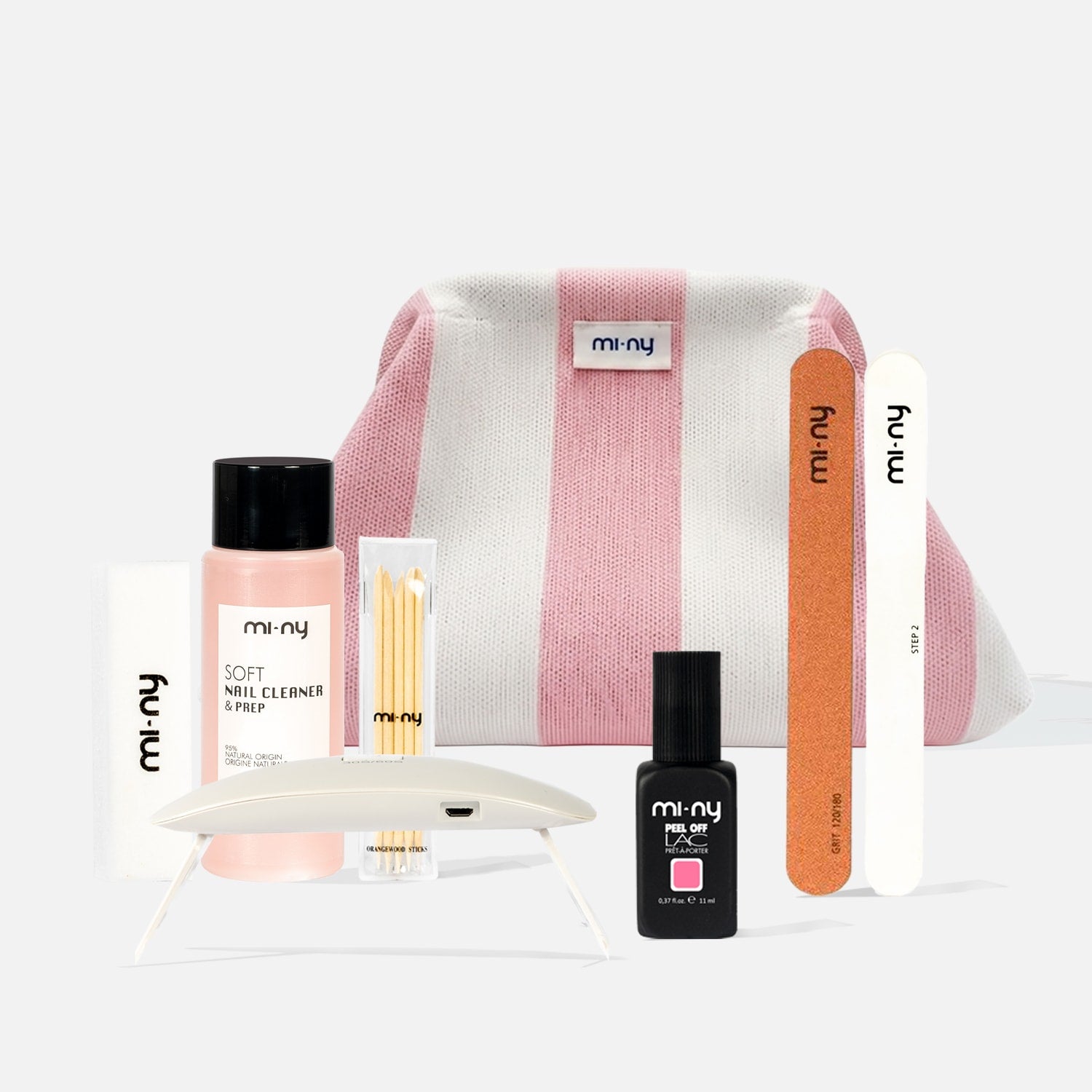 KIT PEEL OFF LAC unghie normali + iconic bag