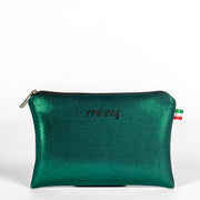 MY POCHETTE green lamé effect