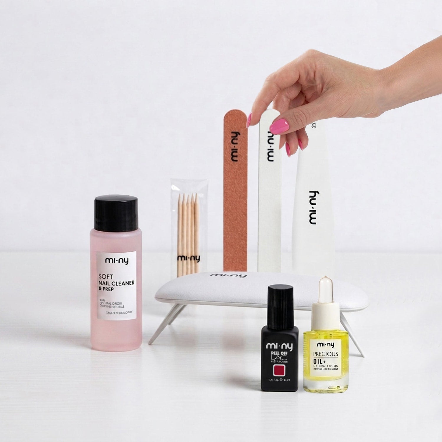KIT PEEL OFF LAC unghie porose o sottili con precious oil+