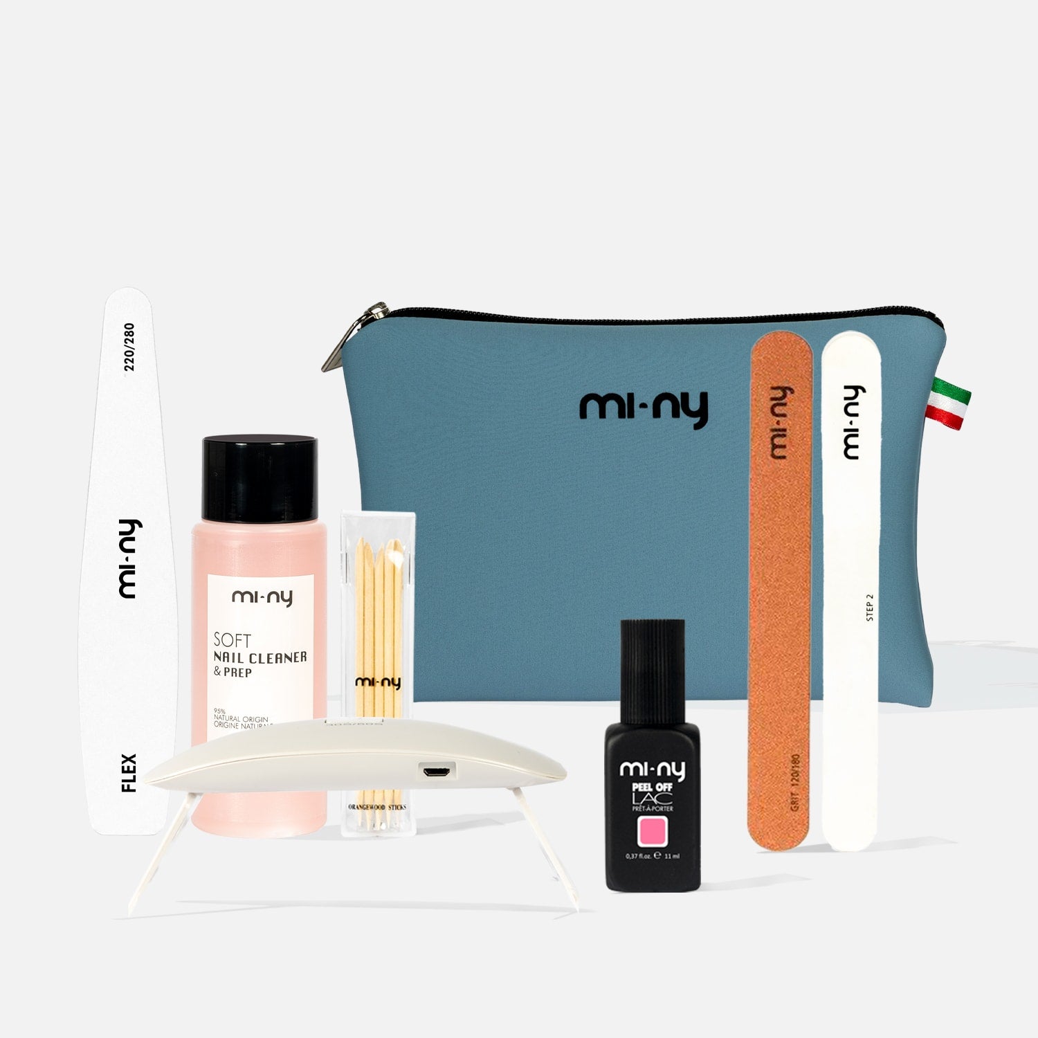 KIT PEEL OFF LAC poröse oder dünne Nägel + Täschchen