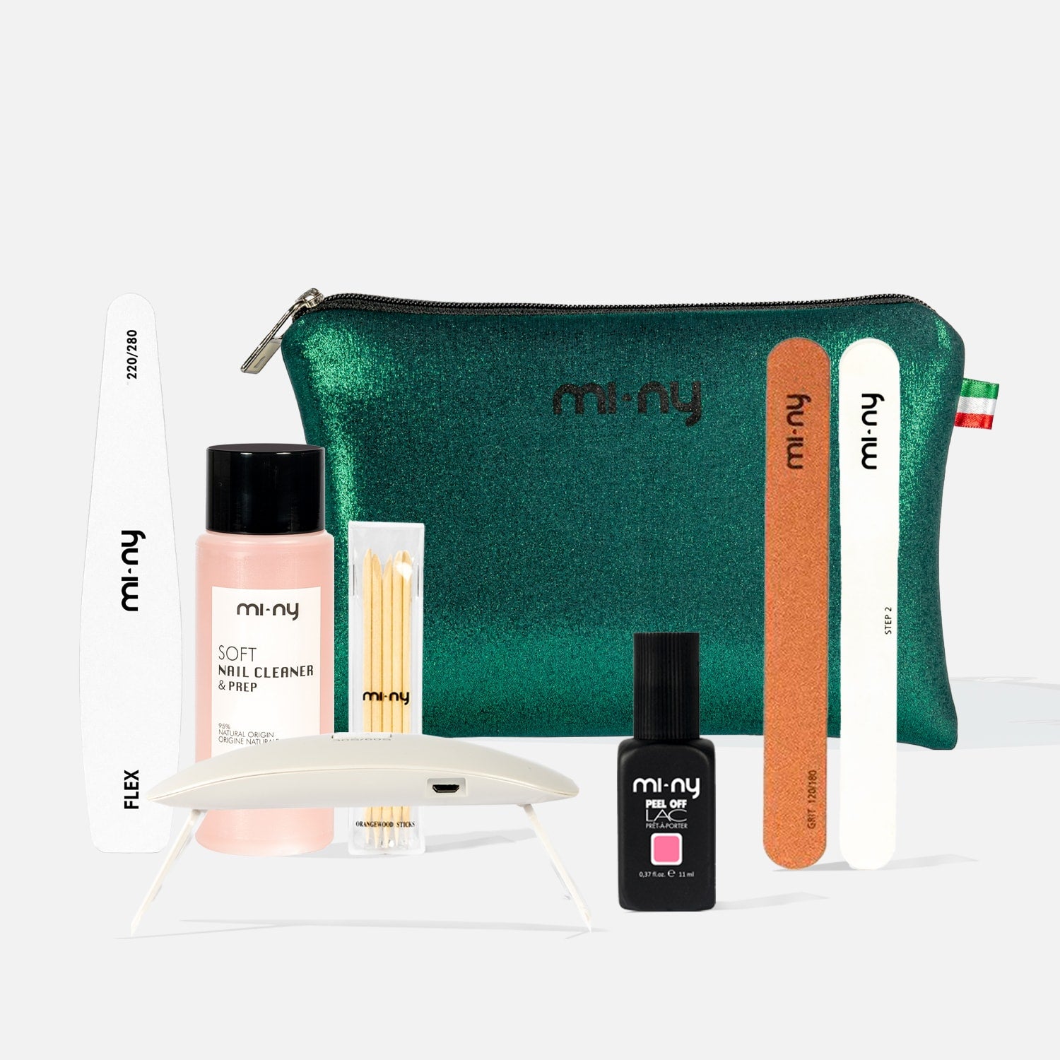 KIT PEEL OFF LAC poröse oder dünne Nägel + Täschchen