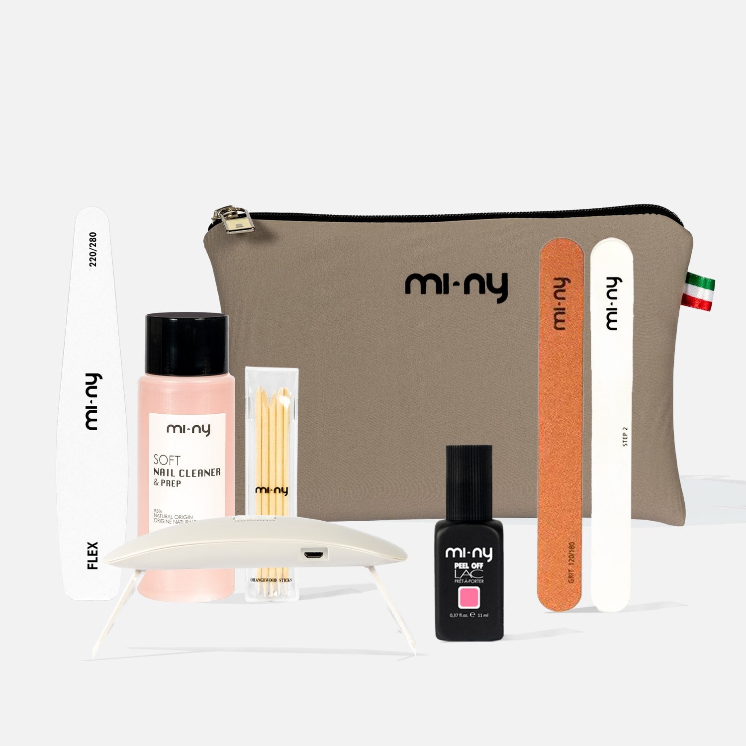 KIT PEEL OFF LAC poröse oder dünne Nägel + Täschchen