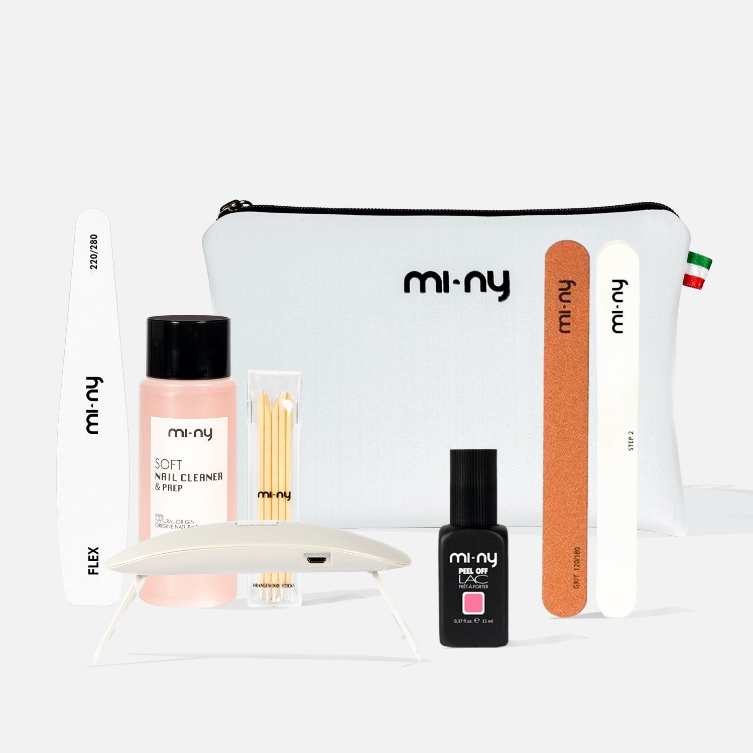 KIT PEEL OFF LAC poröse oder dünne Nägel + Täschchen