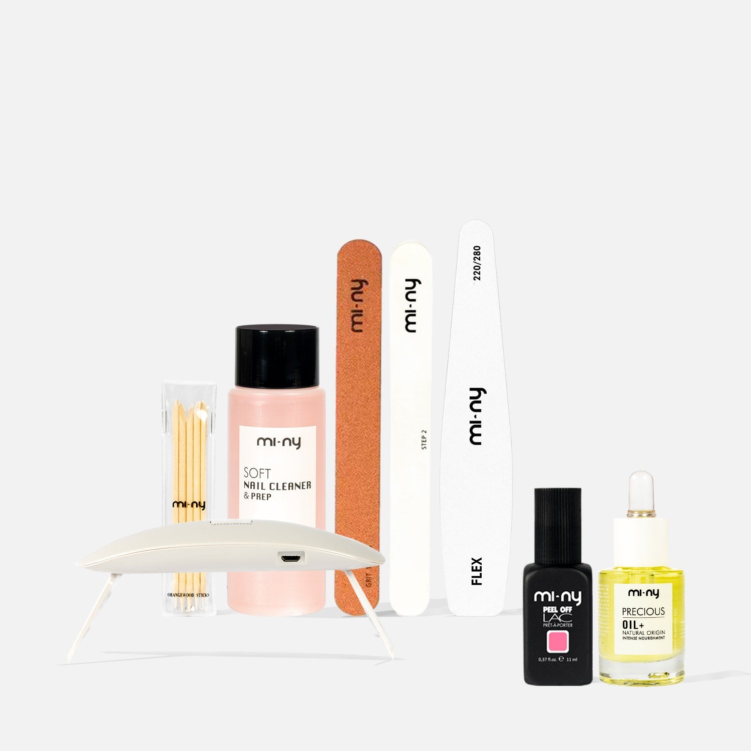 KIT PEEL OFF LAC für poröse oder dünne Nägel mit Precious Oil+